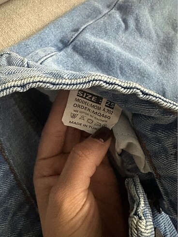 xs Beden Mum jean