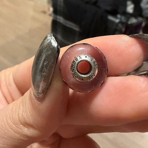 Beden mavi Renk Pandora dalgalı koyu mavi murano cam okyanus charm