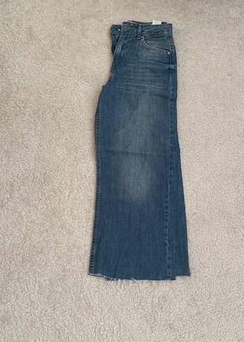 Gevşek Kesim Midi Kot Pantolon