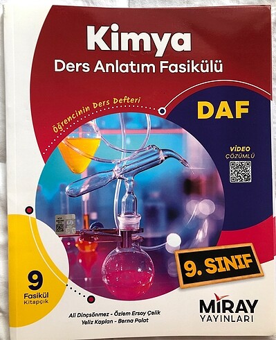 9.Sınıf Kimya Ders Anlatın fasikülü