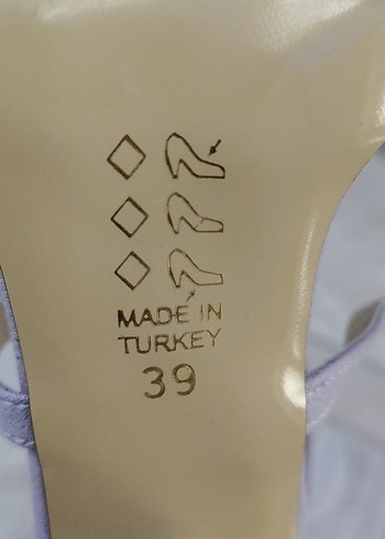 39 Beden mor Renk Mor Stiletto Topuklu Kadın Abiye Ayakkabı Simli