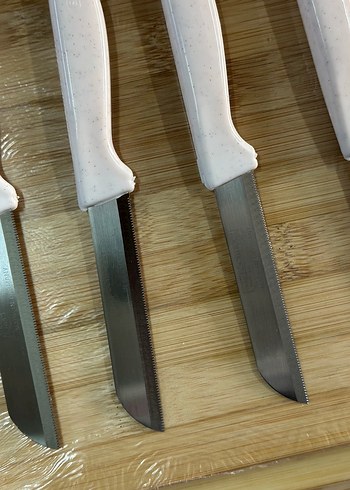 Solingen Beyaz Saplı 6'lı Mutfak Bıçağı Seti - Görsel 2