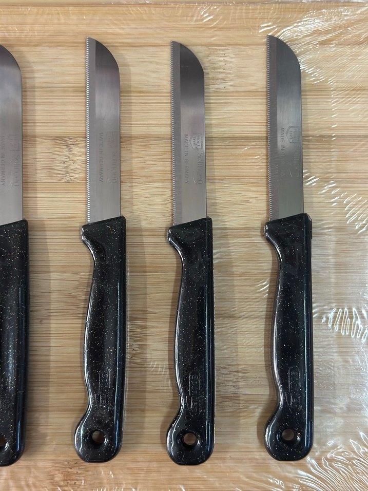 Solingen Siyah Saplı 6 Parça Meyve Bıçağı Seti - Görsel 2
