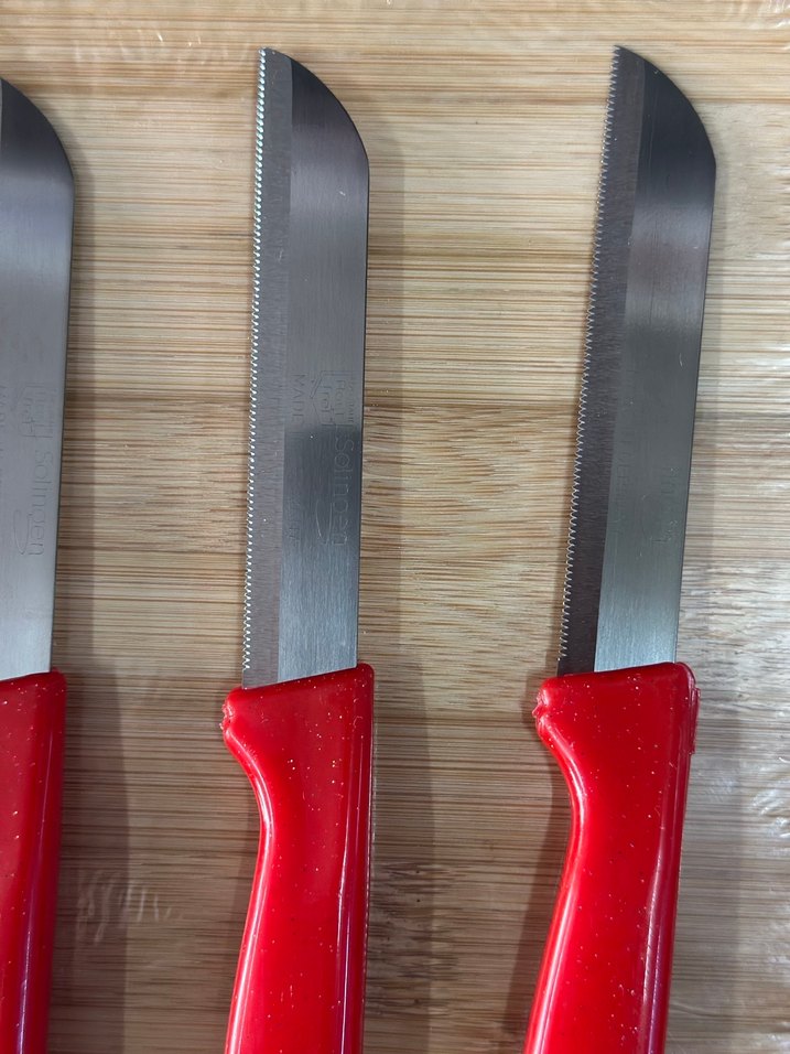Solingen Kırmızı Saplı Meyve Bıçağı Seti - Görsel 2