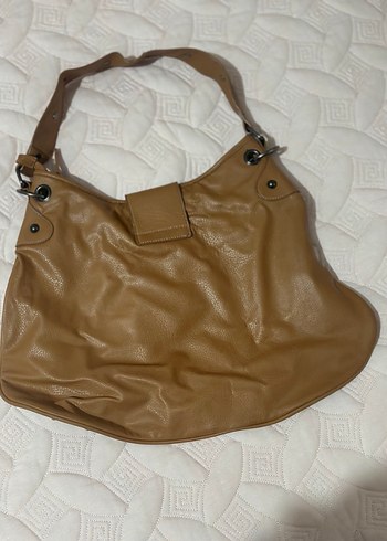 Taba Deri Tokalı Kadın Çantası - Görsel 2