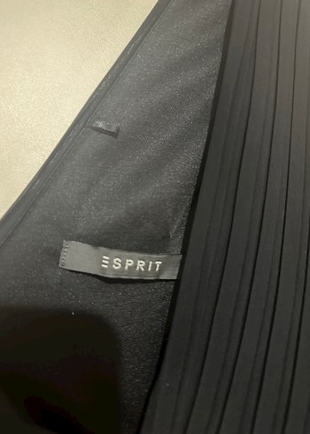 Siyah Pilili V Yaka Uzun Abiye Elbise - Görsel 2