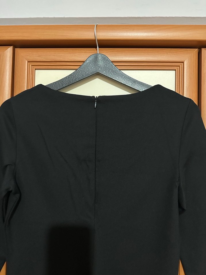 Esprit Siyah Uzun Kadın Elbise, Dar Kesim, - Görsel 4