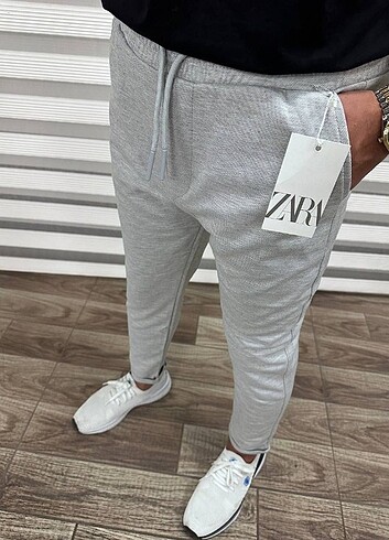 Arka Cepli Çift Paça ZARA Eşofman Altı M Beden