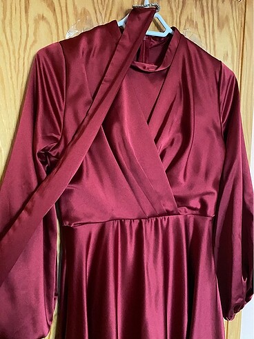 36 Beden Bordo abiye