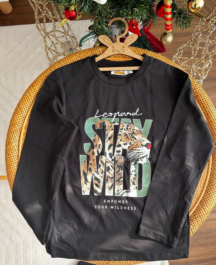 Erkek Çocuk Baskılı Uzun Kollu Sweatshirt - Görsel 2