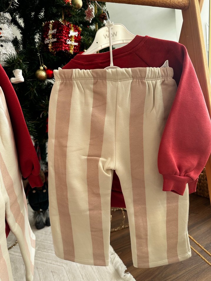 Kız Çocuk Kırmızı Kiraz Baskılı Sweatshirt - Görsel 3