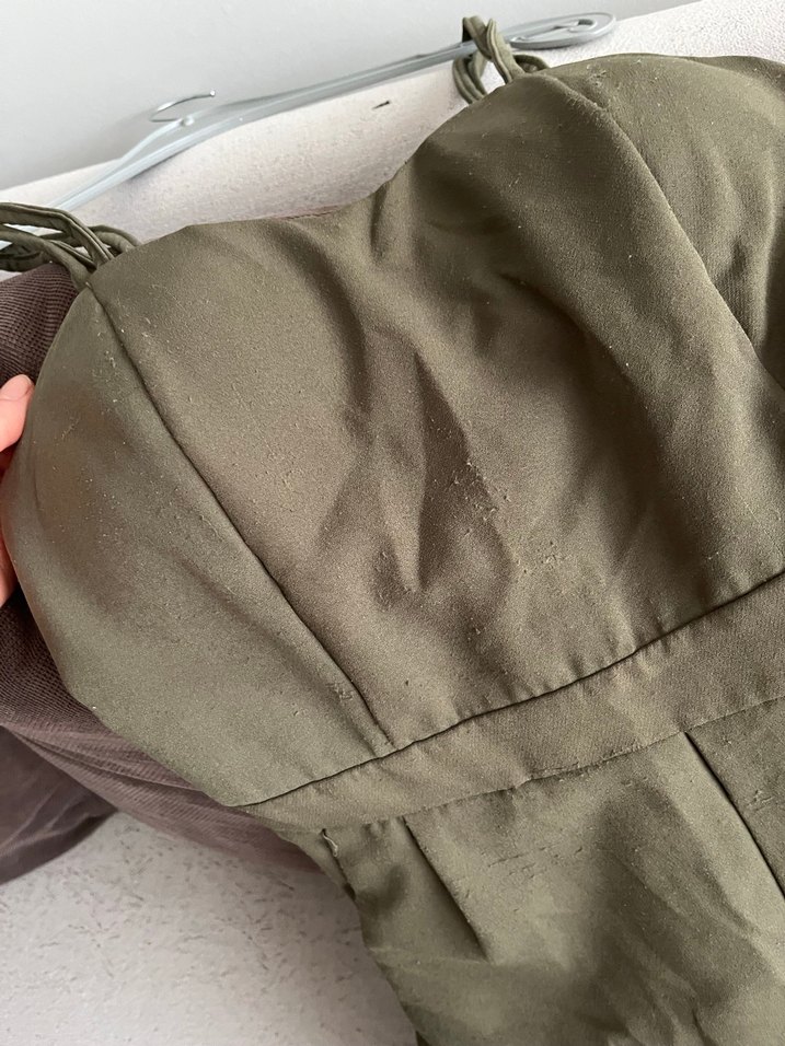 Kadın Kemerli Straplez Tulum - Görsel 3