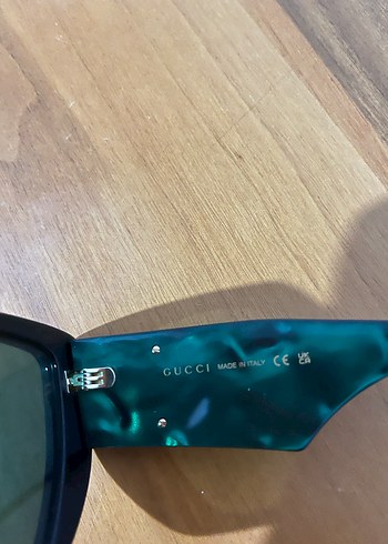 Orijinal Gucci Siyah Gotik Kadın Güneş Gözlüğü - Görsel 3