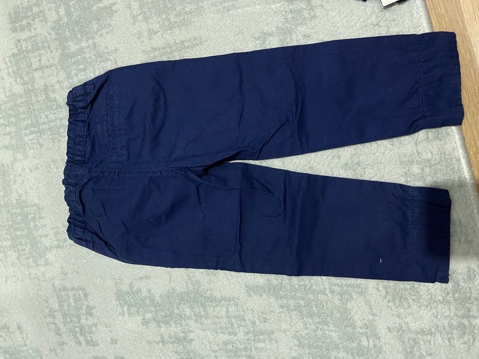 Erkek Çocuk Kemerli Lacivert Kot Pantolon - Görsel 2