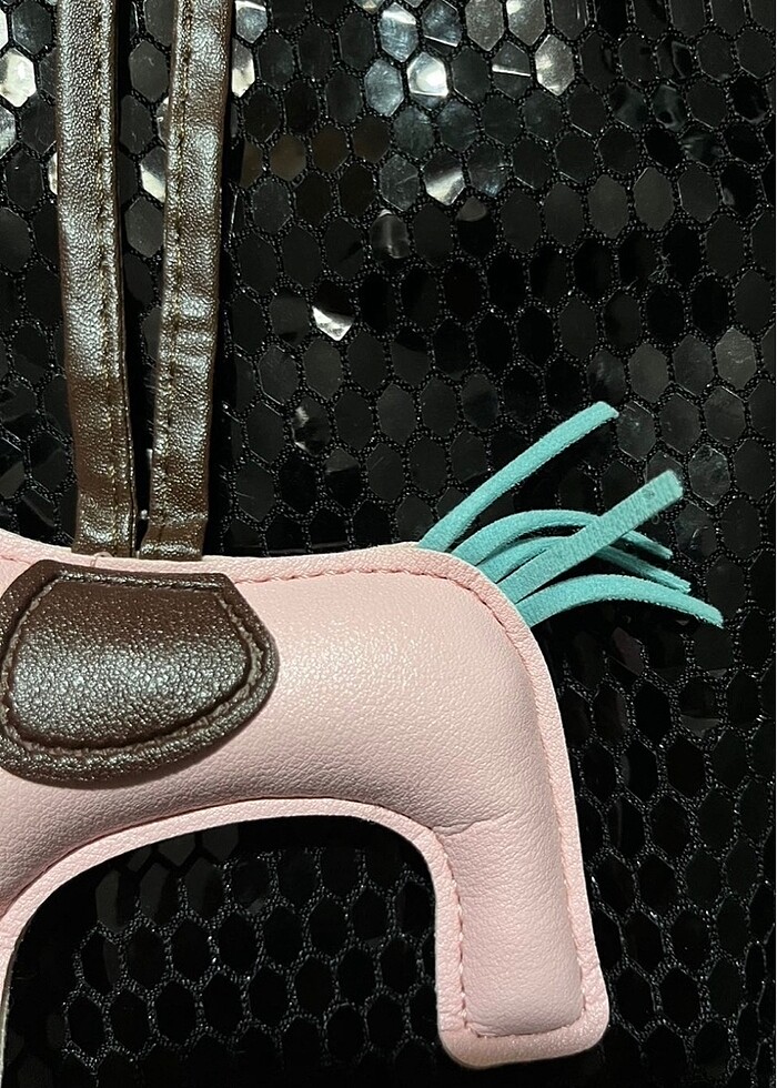 Pink Horse Çanta Charmı Süsü - Görsel 4