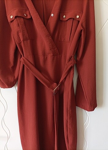 xl Beden turuncu Renk elbise tunik