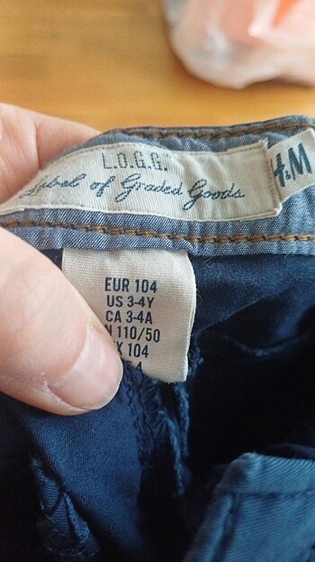 4 Yaş Beden H&M marka şort