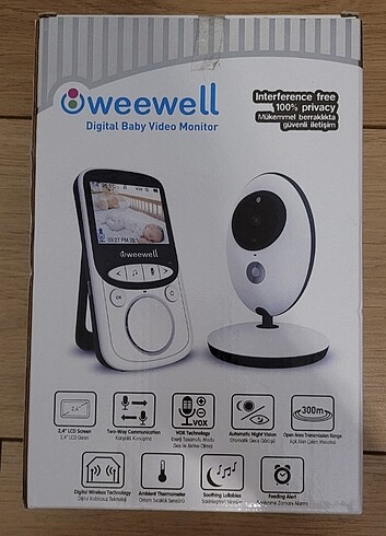  Weewell wmv815 digital bebek kamerasi