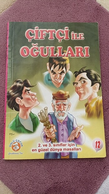Çiftçi ve oğulları çocuk kitabi