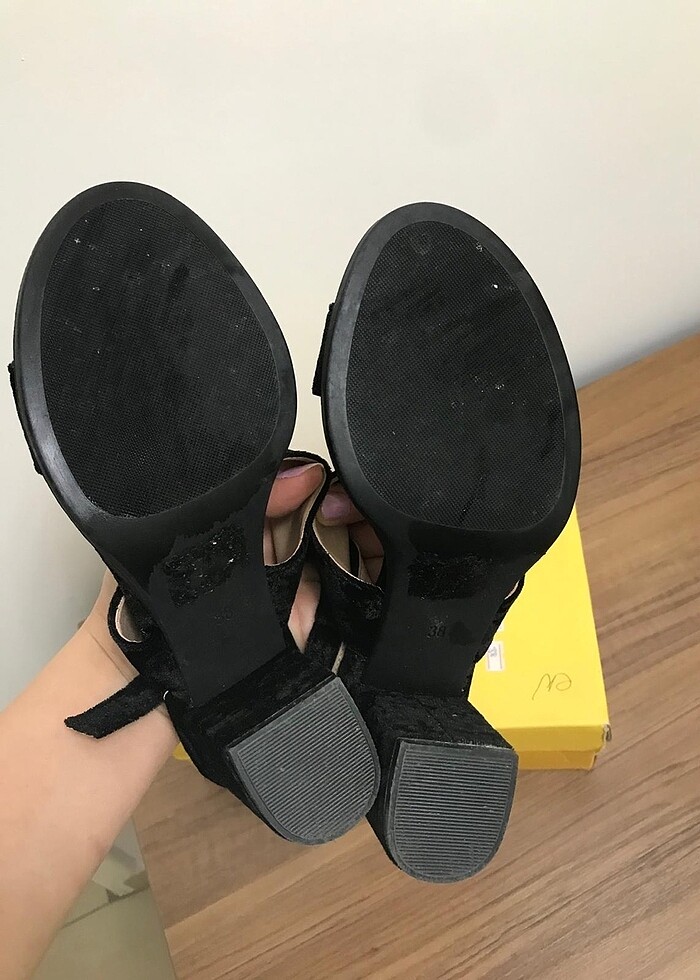 Kadın Siyah ayakkabı - Görsel 4