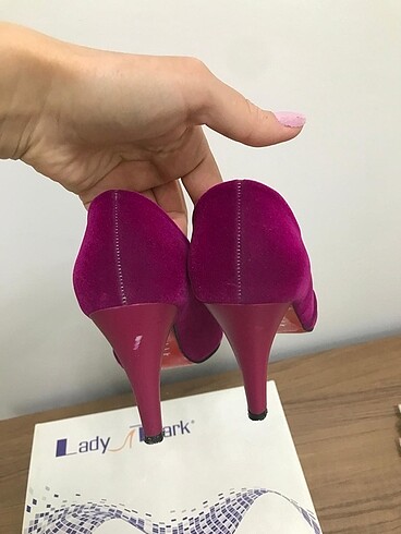 Diğer Nubuk topuklu ayakkabı