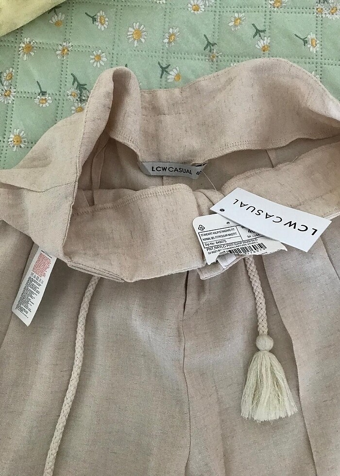 Keten pantolon - Görsel 2