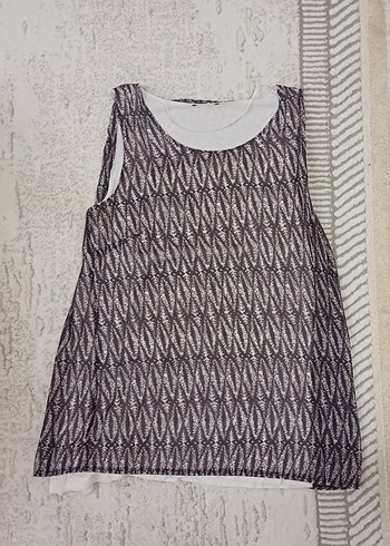 Gri Desenli Kadın Triko Süveter