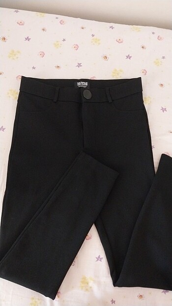 Zara trafaluc legging collection siyah dar pantolon 