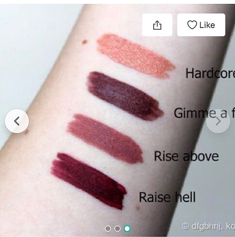  Beden Nars Raise Hell Ruj