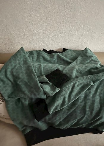 Gri Yeşil Uzun Kollu Erkek Pijama Takımı - Görsel 3