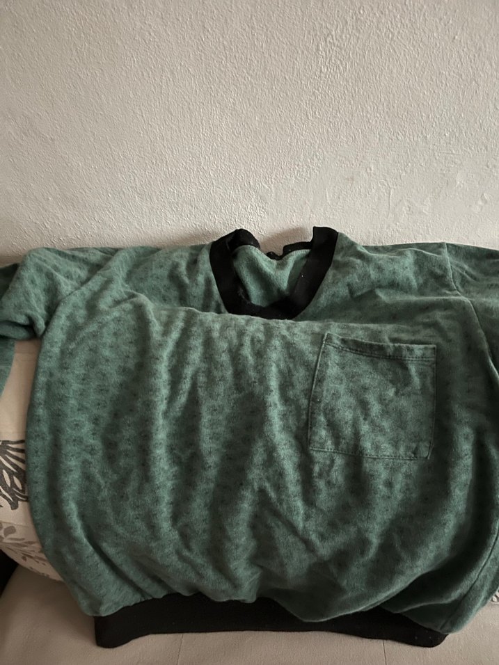 Gri Yeşil Uzun Kollu Erkek Pijama Takımı - Görsel 2