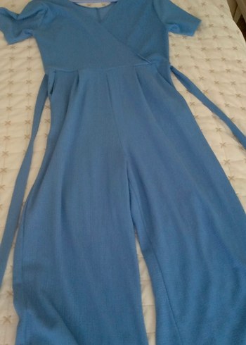 Mavi Rahat Kesim Midi Kadın Kot Pantolon - Görsel 4