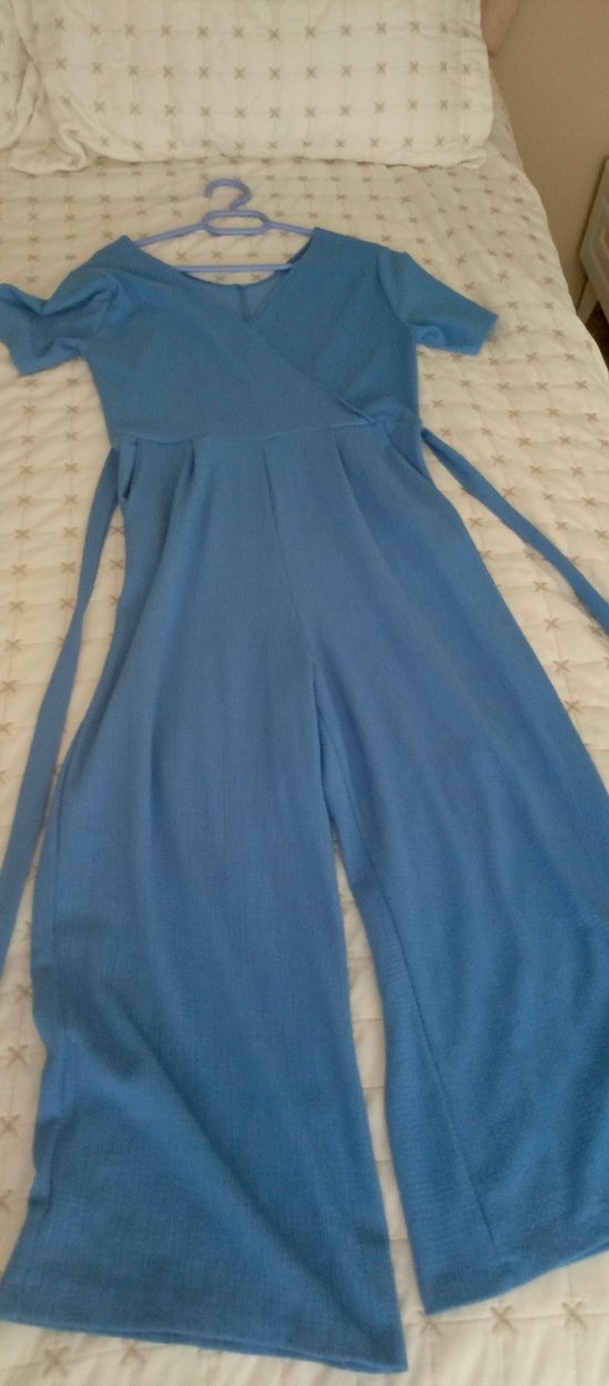 Mavi Rahat Kesim Midi Kadın Kot Pantolon - Görsel 4