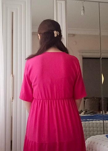 Açık Pembe Çocuk Elbisesi - Görsel 4