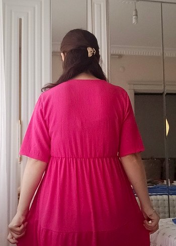 Açık Pembe Çocuk Elbisesi - Görsel 3