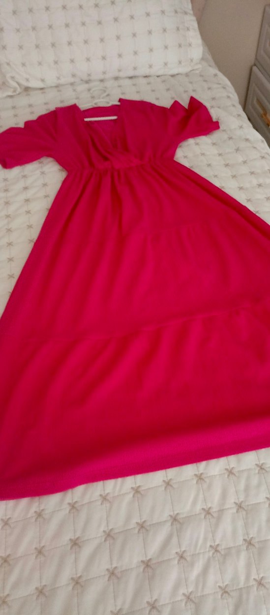 Açık Pembe Çocuk Elbisesi - Görsel 5