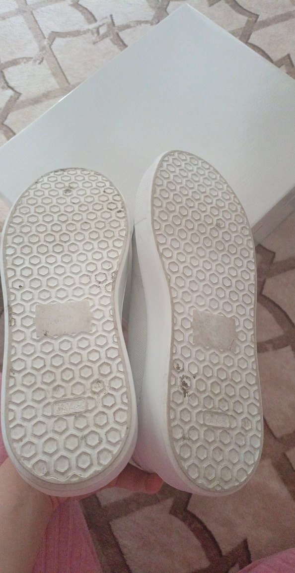 Beyaz Minimalist erkek Sneakers - Görsel 3