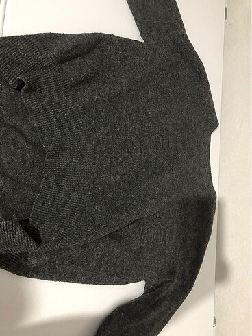 fulla gri triko kazak oversize