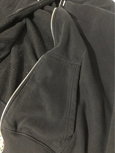 s Beden siyah Renk addax fermuarlı sweatshirt hırka siyah