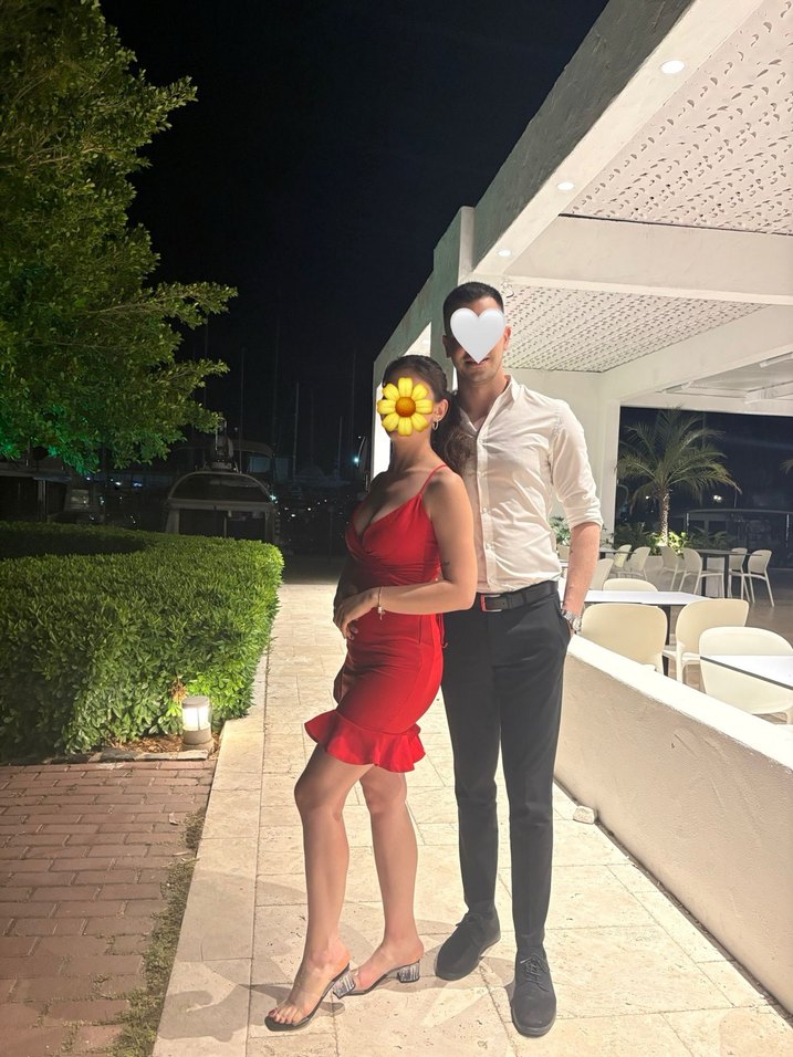 Kırmızı Mini ip askılı   Elbise - Görsel 2