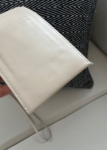 Beden ten rengi Renk Bej Deri Minimalist Kadın Çapraz Çanta
