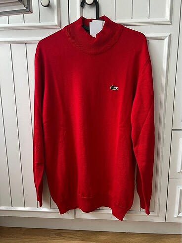 Lacoste kırmızı kazak