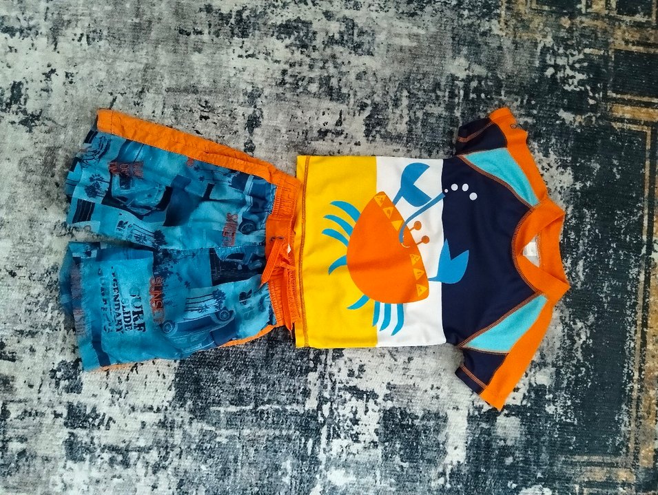 kaliteli marka ikili Çocuk Mayo Takımı 3-4 yaş - Görsel 2