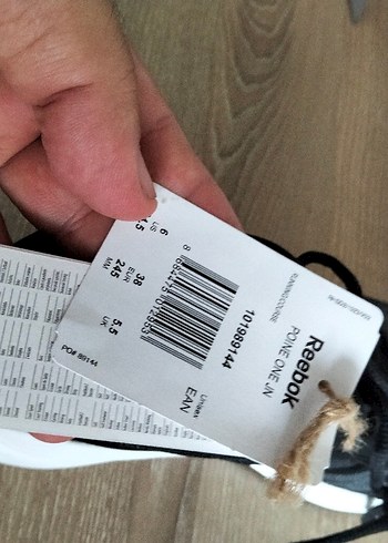 Siyah Gri Erkek Spor Ayakkabı Reebok yeni - Görsel 8