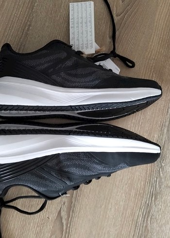 Siyah Gri Erkek Spor Ayakkabı Reebok yeni - Görsel 2