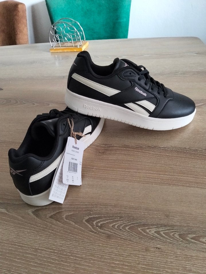 Siyah Gri Erkek Spor Ayakkabı Reebok yeni - Görsel 5