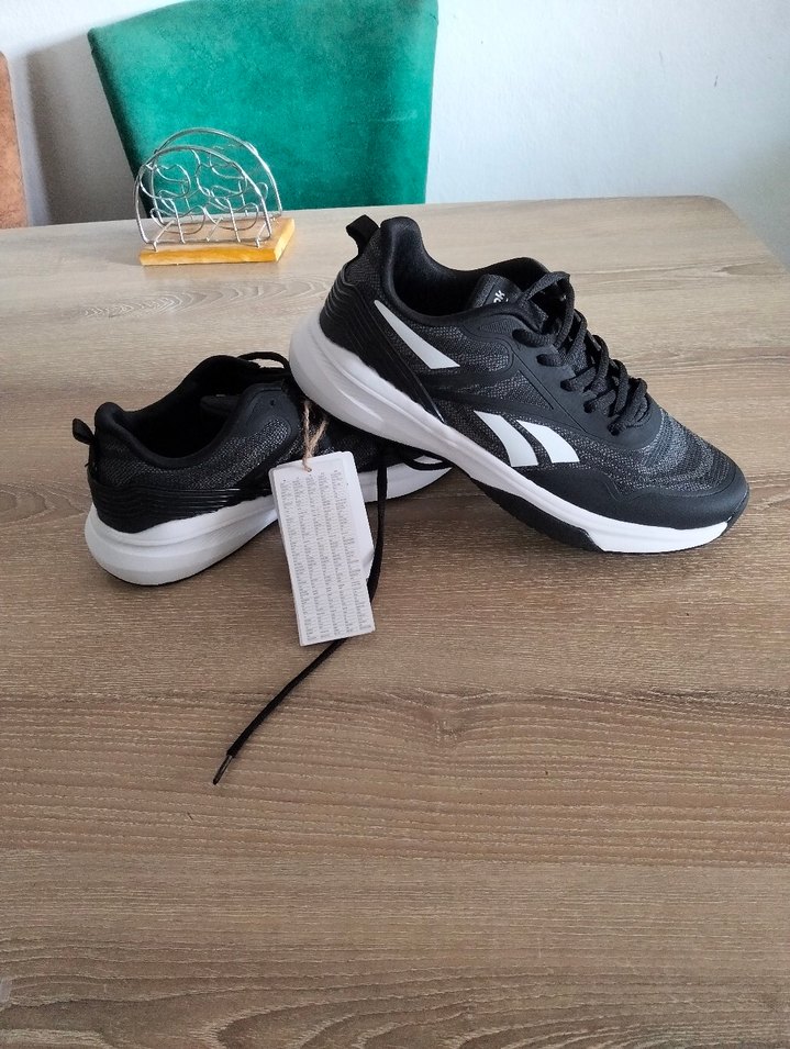 Siyah Gri Erkek Spor Ayakkabı Reebok yeni - Görsel 4