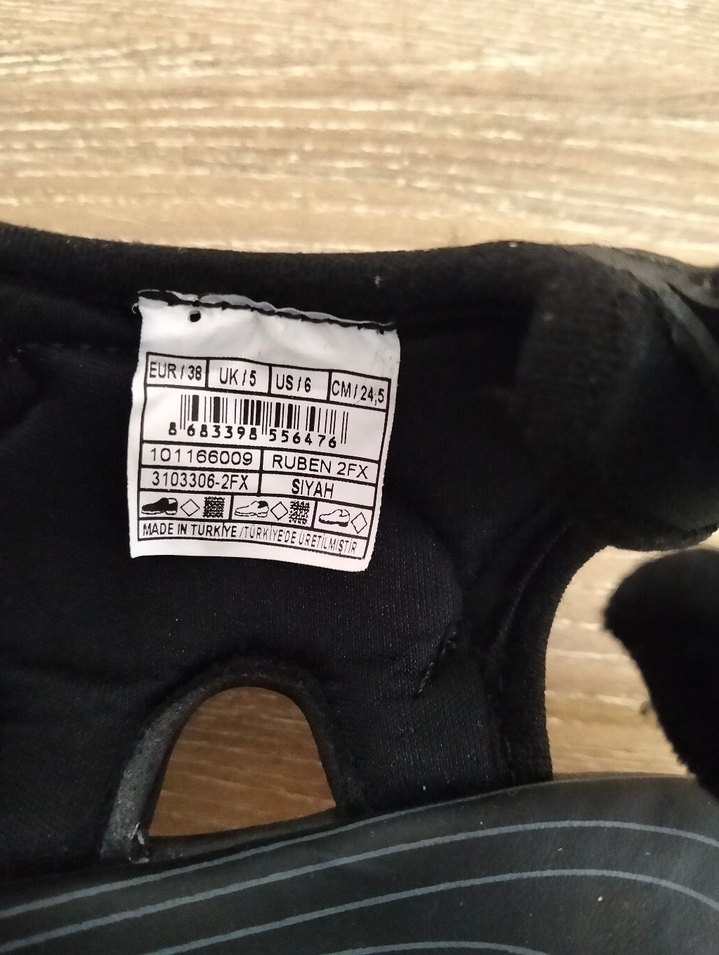 Kinetix Siyah Erkek Spor Sandalet - Görsel 4