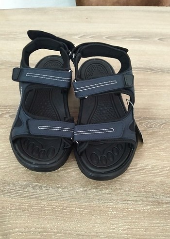 Erkek Siyah  kinetix yeni Sandalet - Görsel 6