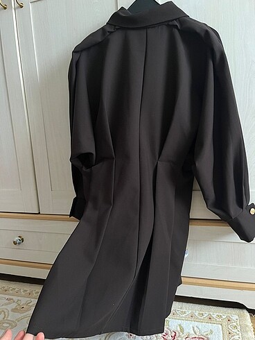 Zara Acı kahve ceket, tunik, tesettür giyim